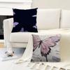 Purple Butterflies 4545cm Cushion Cover Pillow Cover Decor Pillowcase Home Pillowcase For Couch Pillow