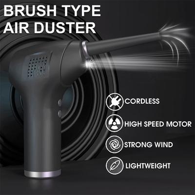 60W 45000 Pa Cordless Air Blower Cleaning Tool Air Duster Compressed  W/Light For Computer Laptop Keyboard Electronics Cleaning