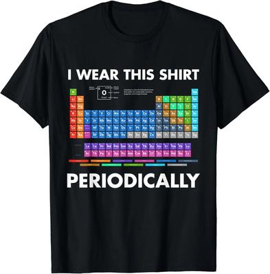 Llevo Esta Camiseta Periódicamente Regalo de Química Camiseta Unisex