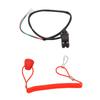 Boat Engine Kill Stop Switch with Safety Tether Lanyard For 22mm Handlebar Motorcycles Dirt Bike ATVs UTVs Outboard