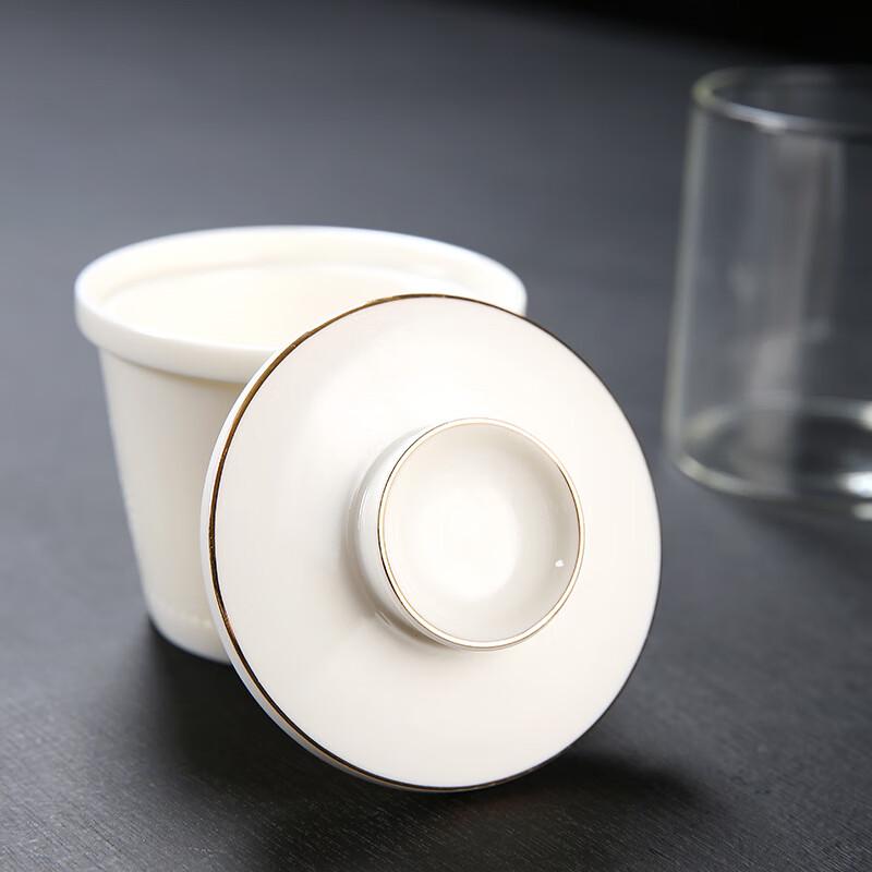 Borosilicate Glass Tea Cup with Ceramic Infuser