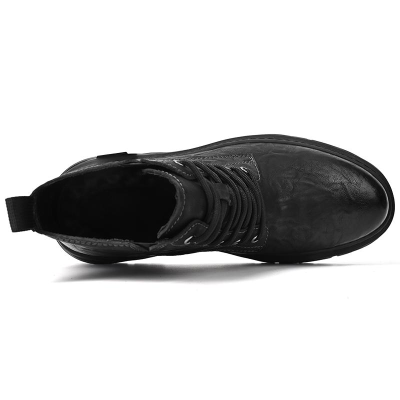 Fashion Leather Shoes Man Casual Loafers Luxury Design Slip on Male Dress Shoes Leisure Style Big Size Outdoor Wear-resistant Sole