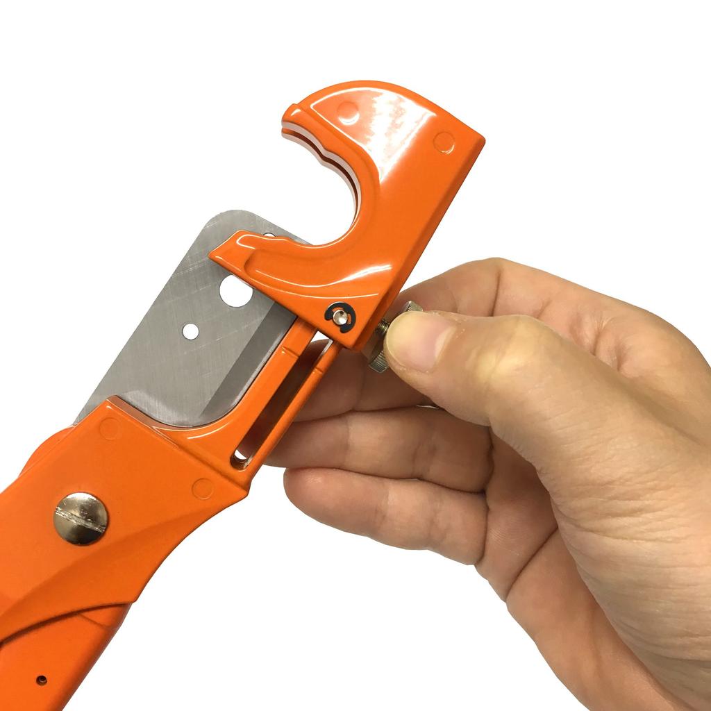 Fujiya Resin Pipe Cutter Multi-Flexy FF29-200, Adjustable Tip to Fit Pipe Diameter, 200mm