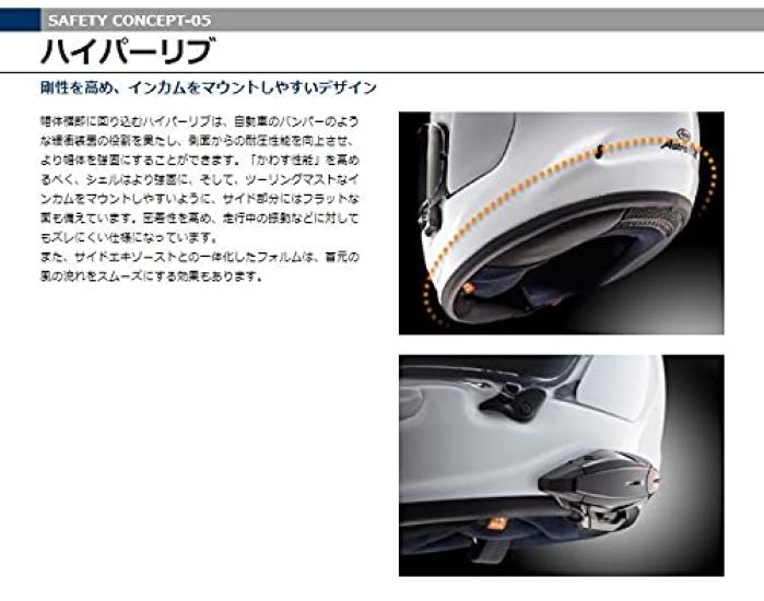 Arai ASTRO GX Full Face Motorcycle Flat 54cm Helmet, Black,