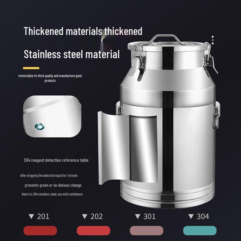 Jiwanggu 201 Rostfritt Stål Förseglad Jäsningsförvaringsfat