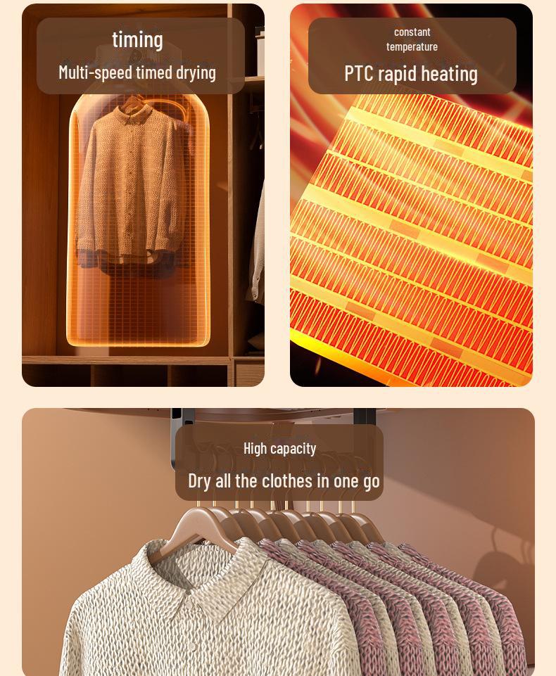 Compact Foldable Baby Clothes Dryer