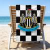 Strandtuch mit aufgedrucktem Wappen, Superweiche Mikrofaser, Perfektes Geschenk zum Geburtstag, für Pool, Strand, Reisen, für Familie und Freunde