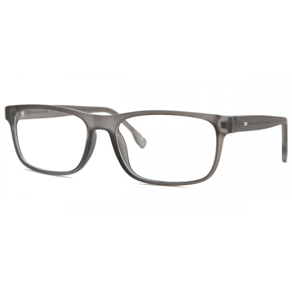 Full Rim Square Matte Grey Smartbuy Collection Graslands Cp122f Fashion Unisex Eyeglasses