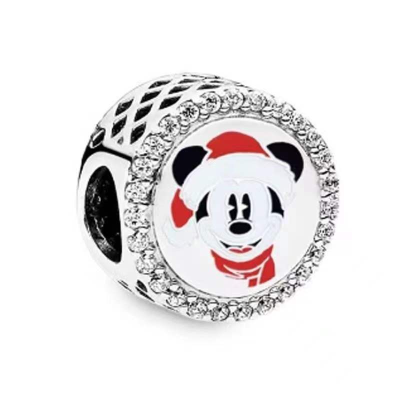 High Qualitycopper   Mickey Mom Minnie Clip Stitch Charms Bead Fit Original Bracelets Charm Diy Women Jewelry