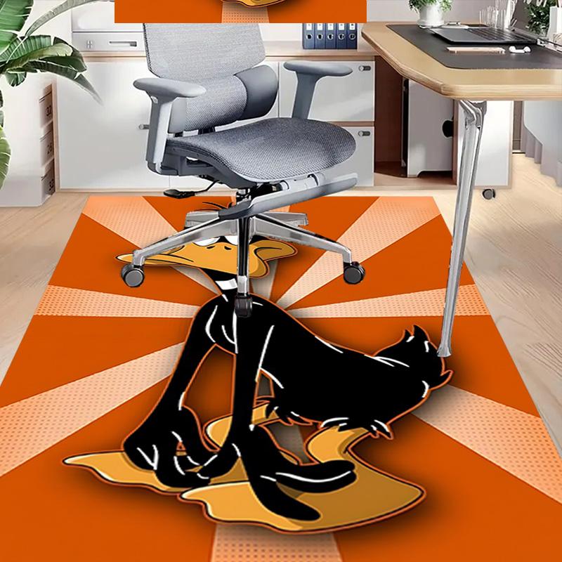 Daffy Duck Action Carpet For Playroom Bedroom Living Room Sofa Home Decorkids Game Area Rug Nonslip Floor Mat