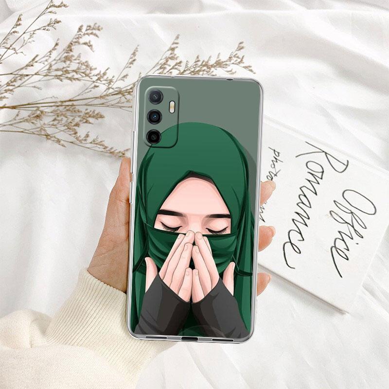 Islamic Muslim Girls Hijab Phone Case for Motorola Moto G40 G04 G05 One Ace Action  Fusion + Plus Hyper Macro Vision Zoom