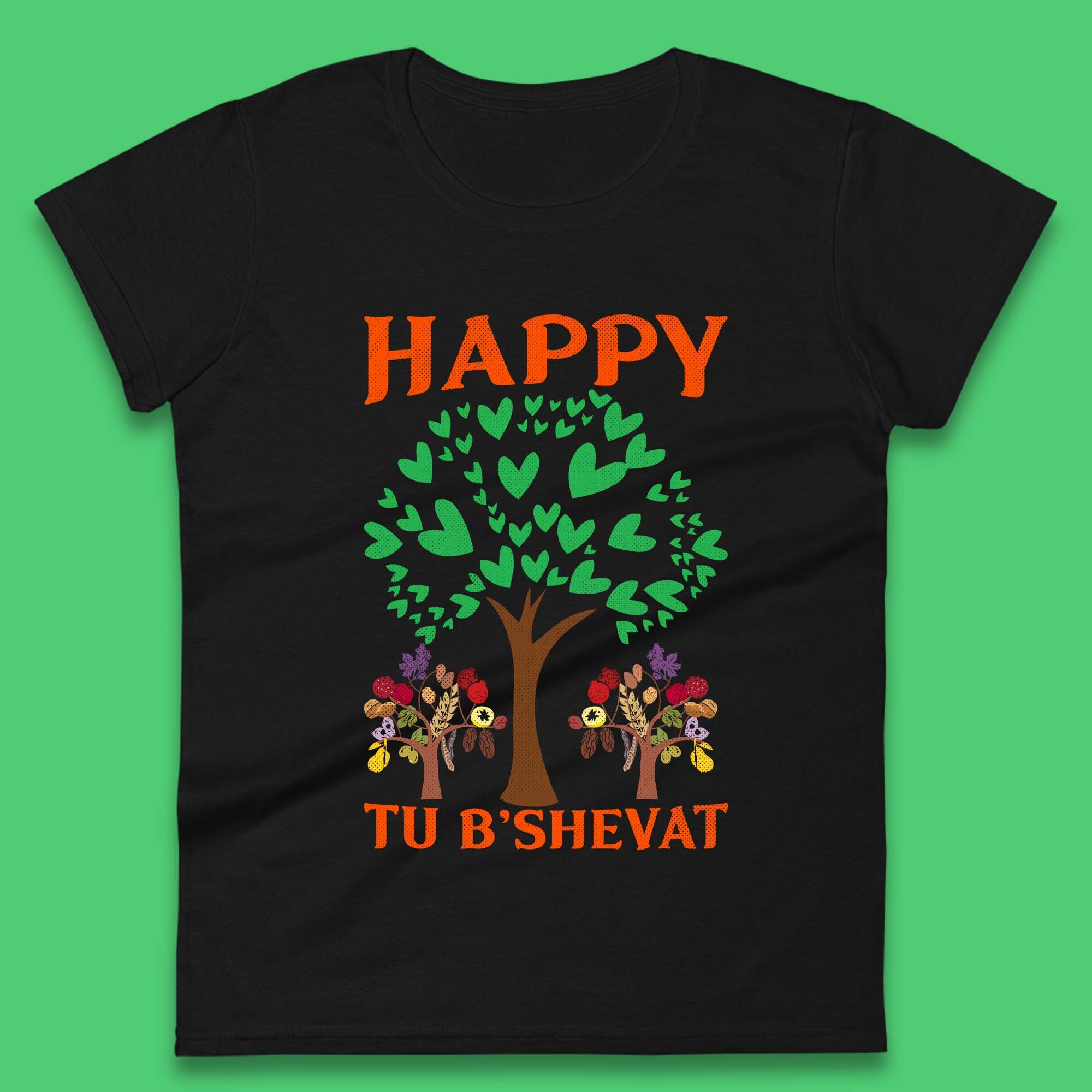 Happy Tu B Shevat Womens T-Shirt Mens Tops Tees Unisex 3XL