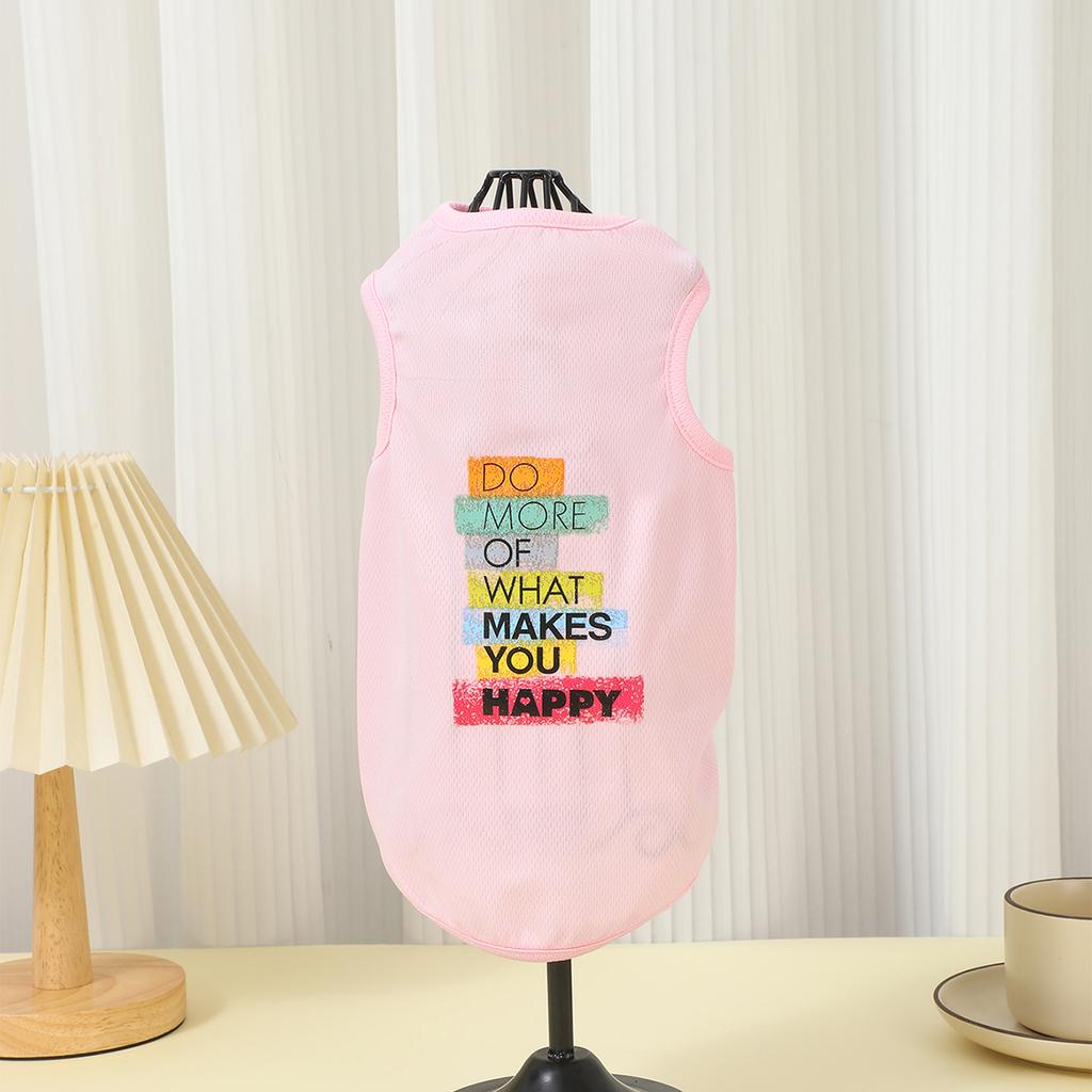 Summer Fashion Beach Style Printed Breathable Cool Cotton Comfortable Dog Vest Coat Pet Clothes