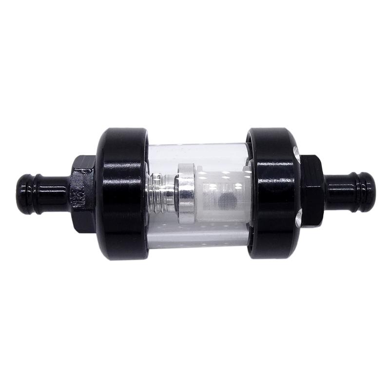 Univerzální 5 barev Motocyklový plynový palivový filtr Benzínový filtr Průhledné hadice Vnitřní otvor Sítko Příslušenství Moto