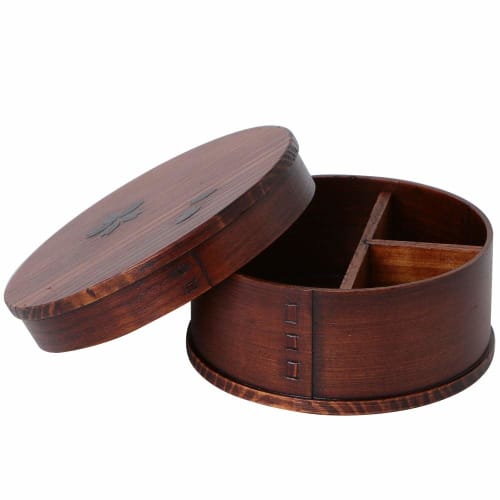 

Nakashige International Bento Box, Brown, 15.5 x 16 x 9 cm, BDH146DST