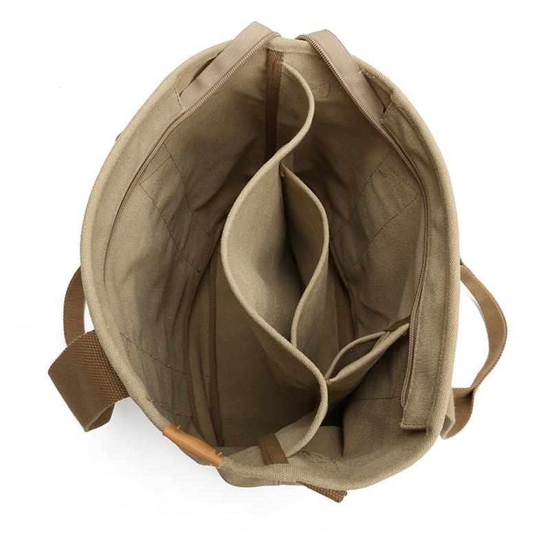 Women's Large Capacity Tote Bag Lightweight Canvas Shoulder Handbag