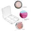 Lippenpalette Leere Lippenstiftpalette Nachfüllbarer Make-up-Behälter Koffer Hohe Lidschatten-Schale Palette Magnetisch 2 Stück, Wie Abgebildet, 2 Stück