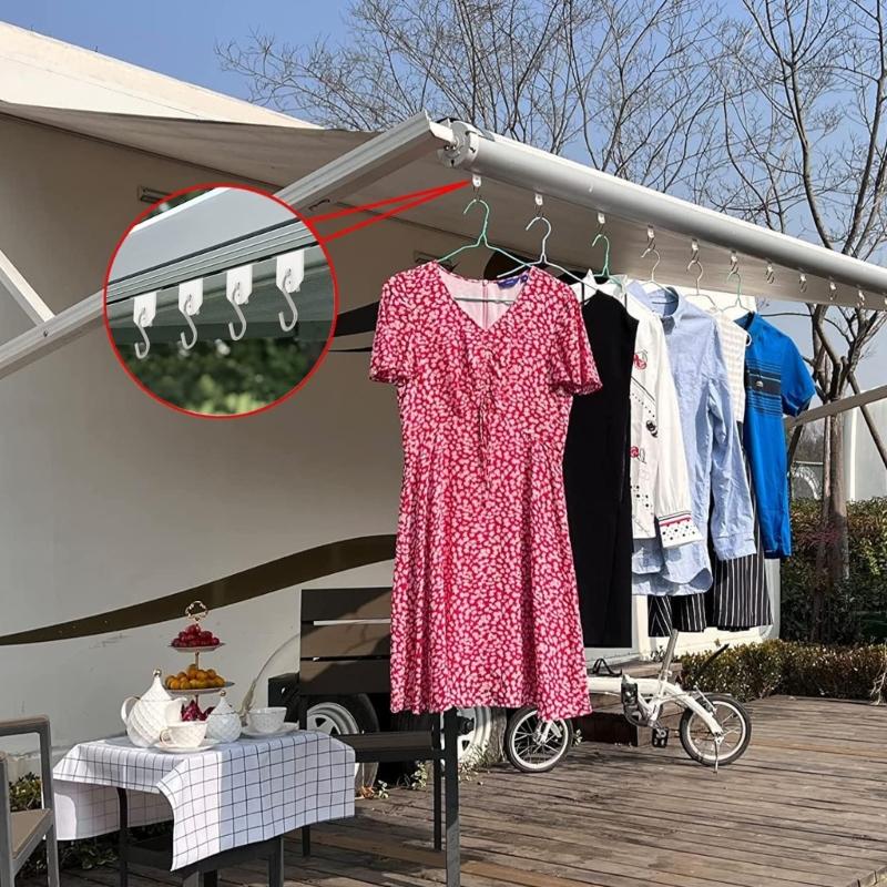 Campers Awning Hook For Side Tents And Tarps Universal Load Capacity Weatherproof Rotating Outdoor Camping Hanger