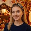 Non Slip Hair Hoop for Girls Halloween Headbands Women Girls, Wide Knotted Headband with Witch Spider Web Ghost Pumpkin, Accessories Party Cosplay,