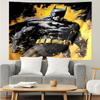 Batman Print Tapestry, Backdrop, Easy Setup, Ideal for Bedroom, Office & Living Room, with Aesthetic Wall Hanging Decor.