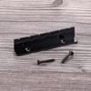 Black Metal Electric Guitar Nut Replacement For Enhanced Sound Stability And Easy Installation On 6 String Guitars