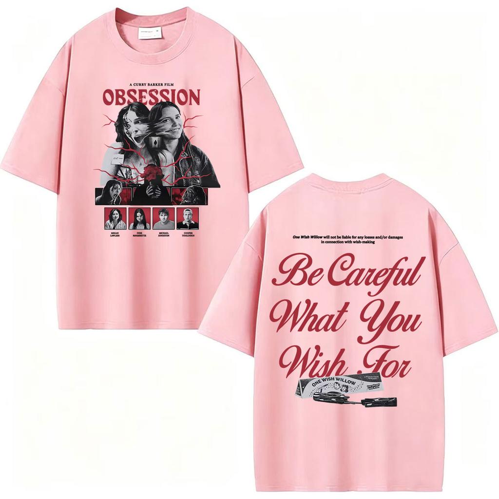 2026 Film Horror Besessenheit Ein Wunsch Weide T-Shirts Unisex Mode Retro Übergroße T-Shirts Unisex Freizeit Baumwolle Kurzarm T-Shirts