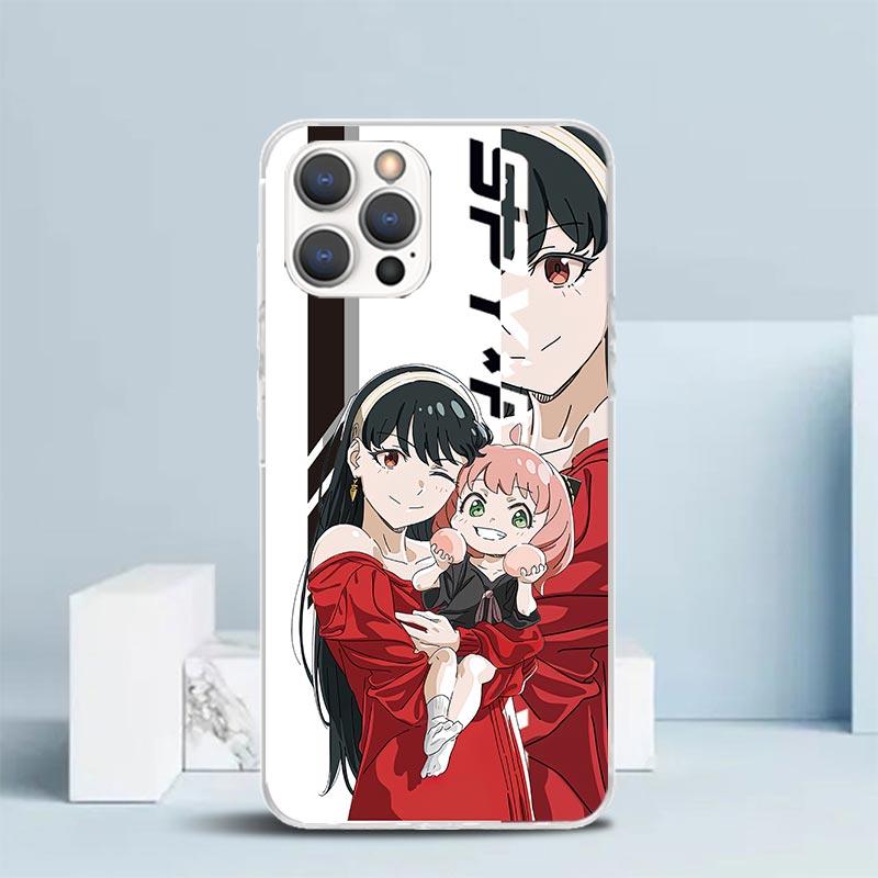 Anime Spy Family Anya Phone Case For IPhone 16 17 Air 16E 15 14 Plus 13 Mini 12 11 Pro Max 7 8 + SE 2020 Soft TPU Back Cover 16