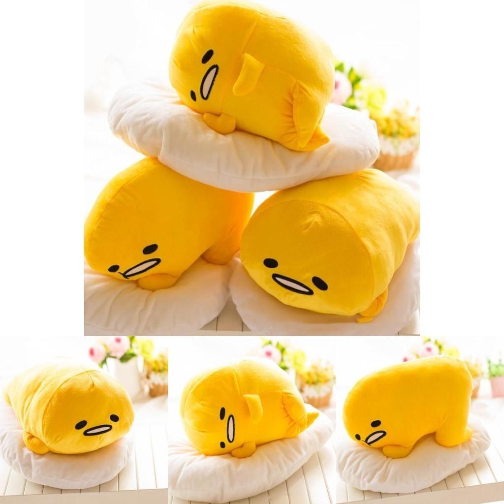 Adorable Cute Lying Gudetama Lazy Egg Motchiri 15" Plush Toy Stuffed Pillow Cushion For Ultimate Comfort