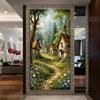 Forest House Scenery Large Size Diamond Painting New Collection Landscape Diy Full Drill Rhinestone Embroidery Mosaic Cross Stitch Kits