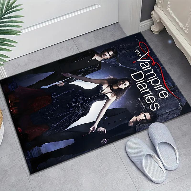 1pc The Vampire Diaries3 Design Area Rug - Non-Slip, Soft & Cozy Floor Mat for Living Room, Bedroom, Office - Indoor/Outdoor Decorative Carpet