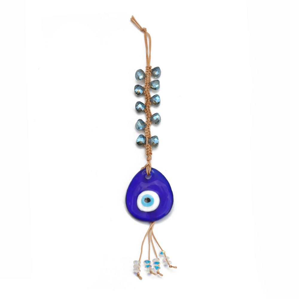 Eye Bead Handmade Crafts Evil Eye Pendant Wall Hanging Evil Eye Beads Keychain Evil Eye Keyring