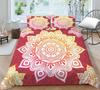 Povlak na přikrývku v bohémském stylu 3D domácí přehozy King Size Povlečení Měkký povlak na přikrývku Luxusní Sady povlaků na ložní prádlo