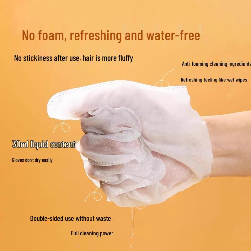 Pet No-Rinse Cleaning Wipes for Cats & Dogs - Deodorizing, No-Wash Solution