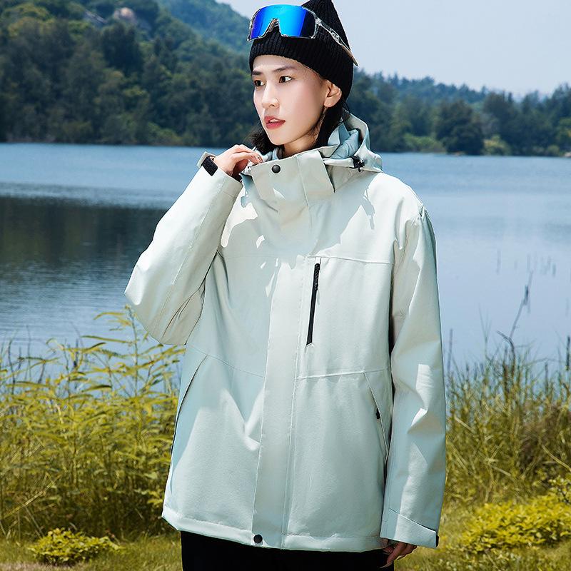 Jackets for Men, Three-in-one Jackets for Women, Outdoor Windproof and Waterproof Hidden Jackets, Mountaineering Jackets