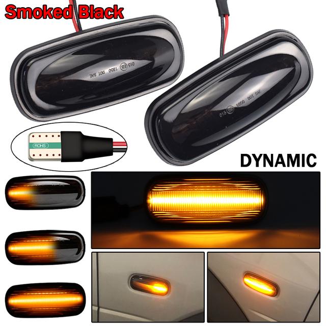 Dynamic Sequential Indicator Blinker LED Side Marker Light For Land Rover Discovery 2 1999-2004 Defender Freelander 1 2002-2005