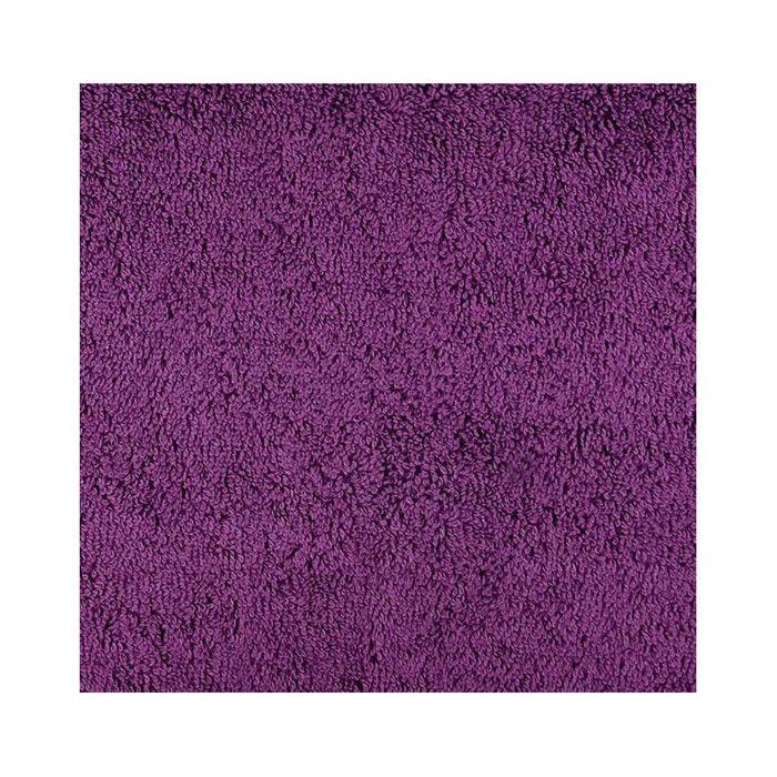 Lot de 2 gants de toilette "Soft" 16 x 21 cm 100% Coton Peigné / 600 gr/m² - Soft Aubergine