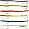 Fishing Lures Bass Lures, Weedless Pre Rigged Bionic Sinking Bass Fishing Lure Soft Plastic Swimbaits for Trout, Walleye, Crappie, Fishing Worm Swim