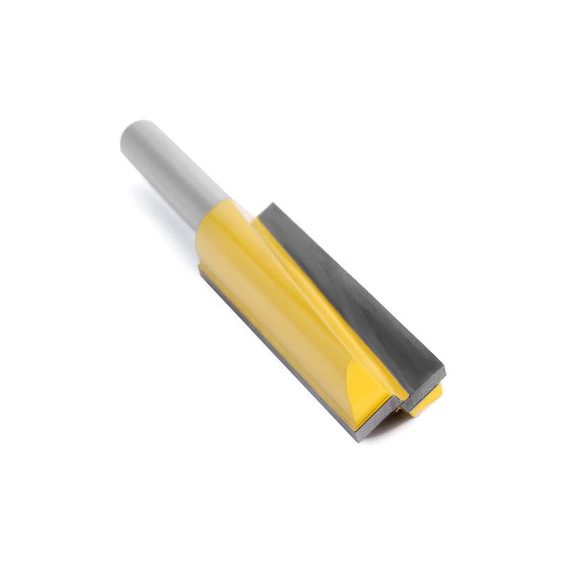 1/4PC 8mm Shank Uzatma Uzun Düz Düzeltme Bıçağı CNC Router Bit Alt Temizleme Freze Kesiciler Ahşap Kenar Kesme