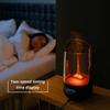 Humidificateur Flamme Cheminée Alimenté par USB 200 ml Diffuseur d'Huiles Essentielles d'Aromathérapie Fonctionnement Ultra Silencieux Pas de Piles Requis