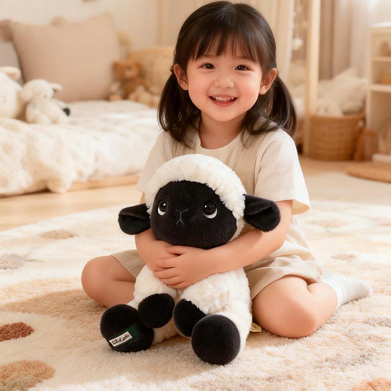 15-35cm Kawaii Sitting Sheep Plush Toy Doll Stuffed Animal Lamb Dolls Pillow Birthday Gift for Girls Boys Kids Home Decoration