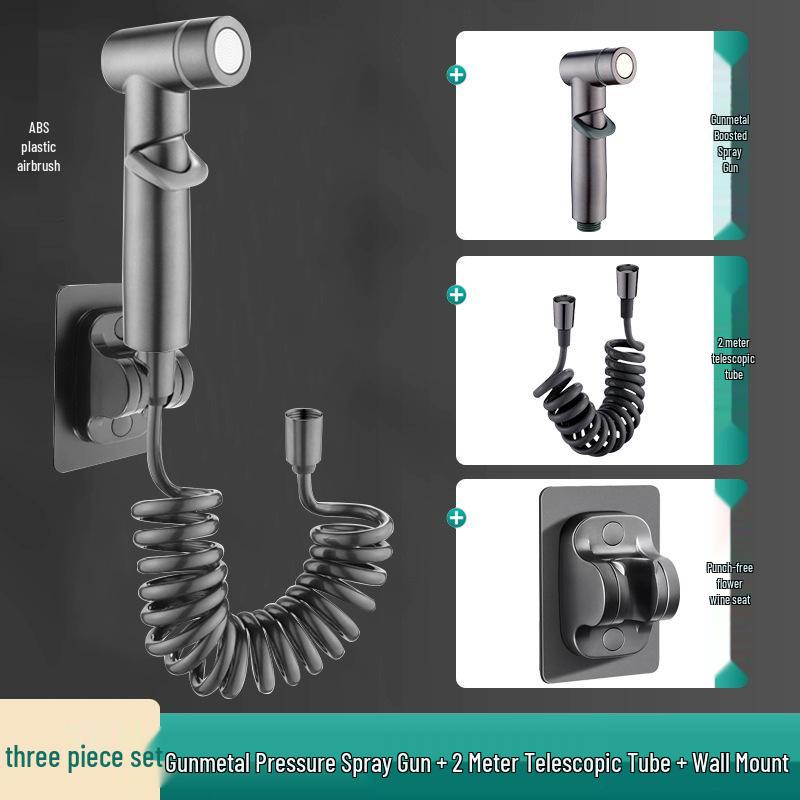 All-Copper Bidet Set with Pressurized Spray Gun for Bathroom