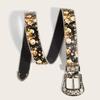 Hochwertige Blumen-Jeansgürtel im Bohème-Stil, Vintage-Gürtel, Retro-Blumengürtel, Hip-Hop Y2k-Hüftgürtel, Damen-Accessoires