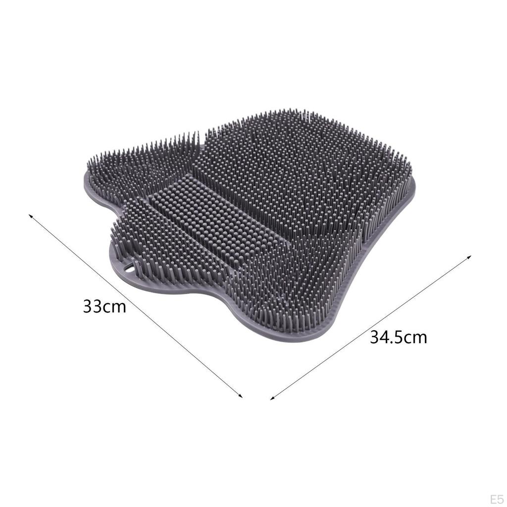 Foot Back Scrubber for Shower Washer Suction Cups Comfortable Accessory Nonslip Bath Massage