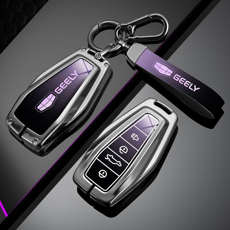 Compatible Key Cover for Geely Xingyue L, Xingrui, 4th Gen Dihao, Boyue, Binyue, Icon, Vision, and X6 Cars