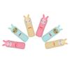6 Pcs Lip Balm Tube Kit Empty Cartoon Animal Shape Makeup Tools for DIY Homemade Lipstick