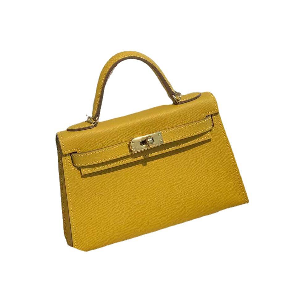 Haute-Couture Obermaterial Rindsleder Tasche Minitasche 2021 neue trendige High-End-Handtasche Umhängetasche Crossbody-Tasche für Damen