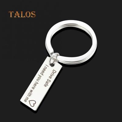 Drive Safe Letters Tag Charm Pendant Car Keychain Key Ring Couple Lovers Gifts Suspension Trinket