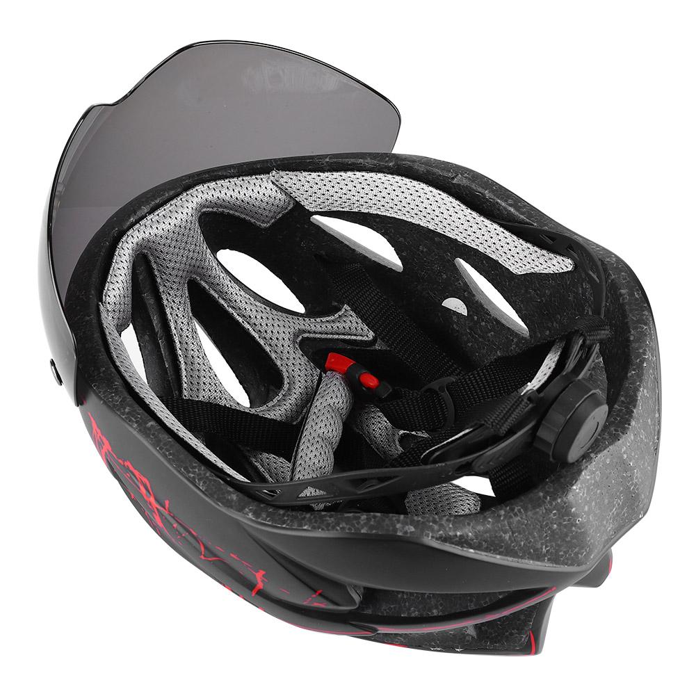 Sicherheitshelm für Erwachsene Mountain-Rennrad Leichtes Fahrradzubehör mit Brille