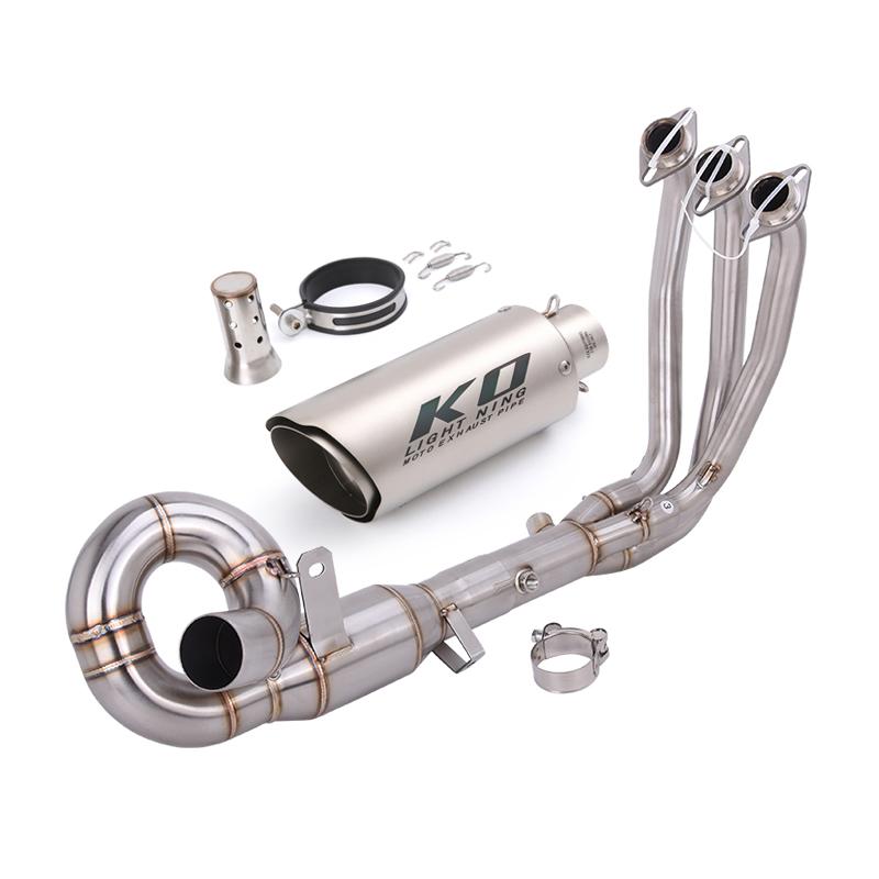 For CFMOTO 675SR SS 2024-2026 675NK 2025 2026 Exhaust System Muffler Tail Pipe Header 304 Stainless Steel Escape With DB Killer