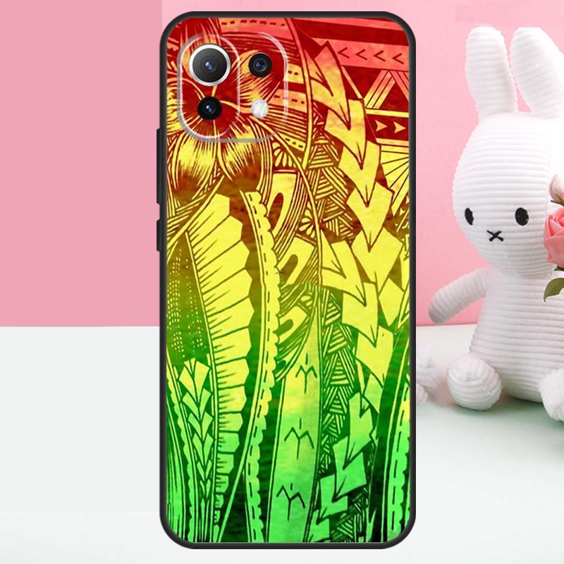Polynesian Mix Case For Xiaomi 15 14 Ultra 13T 14T 15T 17 Pro Max POCO X7 Pro X5 X6 F5 F6 F7 F8 Ultra Funda